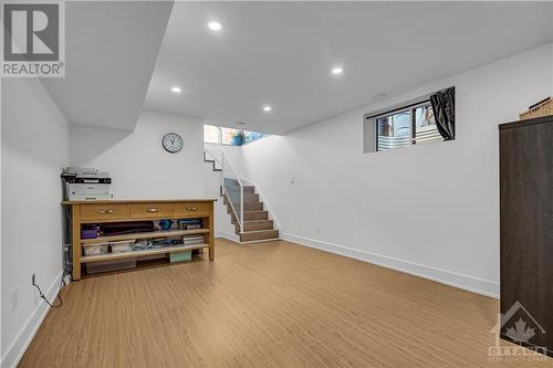 Basement flex space, perfect for a home gym, TV room or office. - 163 Irving Avenue, Ottawa, ON - Indoor