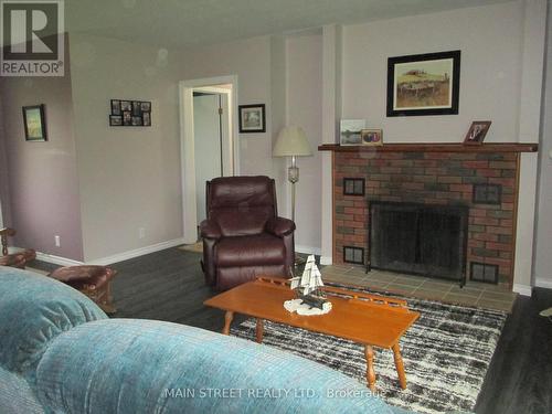 263 Victoria Street, Trent Hills (Campbellford), ON - Indoor Photo Showing Living Room With Fireplace