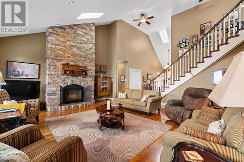 12 Uncle Jim'S Place, Flatrock, NL - Indoor Photo Showing Living Room With Fireplace