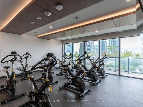 1214-30 Shore Breeze Dr, Toronto, ON - Indoor Photo Showing Gym Room