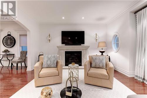 2214 Hampstead Road, Oakville, ON - Indoor Photo Showing Living Room With Fireplace