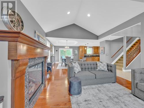 198 Ellison Avenue, Leamington, ON - Indoor Photo Showing Living Room With Fireplace