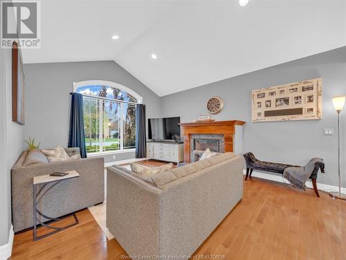 198 Ellison Avenue, Leamington, ON - Indoor Photo Showing Living Room With Fireplace