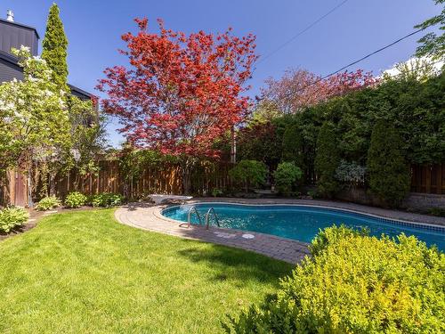 Backyard - 299 London Drive, Beaconsfield, QC - Outdoor With In Ground Pool With Backyard