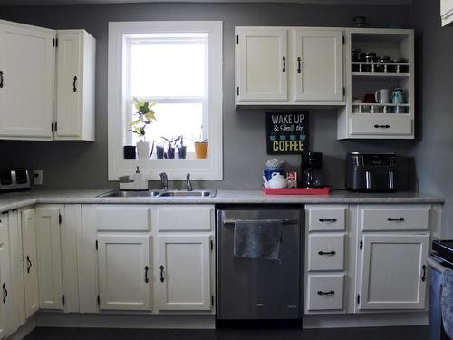 205 Second Street, Rainy River, ON - Indoor Photo Showing Kitchen With Double Sink