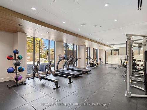 309-21 Park St E, Mississauga, ON - Indoor Photo Showing Gym Room