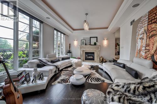 3 Hyde Park Circle, Toronto, ON - Indoor Photo Showing Living Room With Fireplace