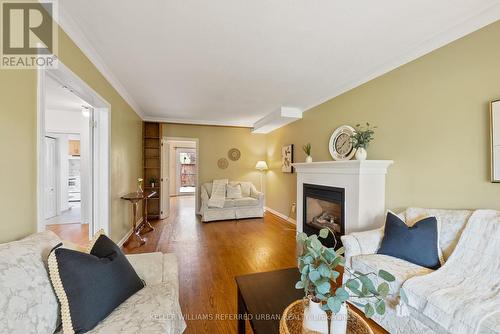 8 Midcroft Drive, Toronto, ON - Indoor Photo Showing Living Room With Fireplace