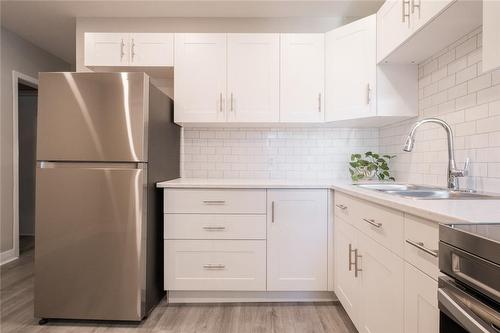 76 Wellington Street S|Unit #2, Hamilton, ON - Indoor Photo Showing Kitchen With Stainless Steel Kitchen With Double Sink