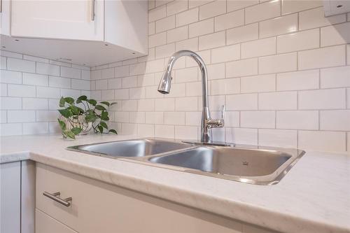 76 Wellington Street S|Unit #2, Hamilton, ON - Indoor Photo Showing Kitchen With Double Sink
