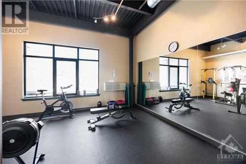 45 Spencer Street Unit#203, Ottawa, ON - Indoor Photo Showing Gym Room