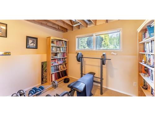 2575 Sinclair Rd, Lister, BC - Indoor Photo Showing Gym Room