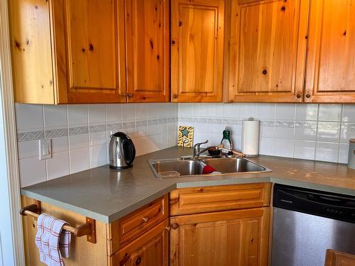 143 - 4835 Radium Boulevard, Radium Hot Springs, BC - Indoor Photo Showing Kitchen With Double Sink