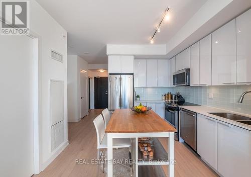 1408 - 10 Park Lawn Road, Toronto, ON - Indoor Photo Showing Kitchen With Stainless Steel Kitchen With Upgraded Kitchen