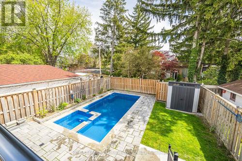 37 Twelfth Street, Toronto, ON - Outdoor With In Ground Pool With Deck Patio Veranda With Backyard