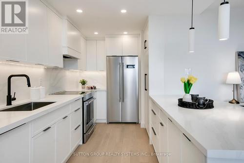 1411 - 45 Southport Street, Toronto, ON - Indoor Photo Showing Kitchen With Upgraded Kitchen