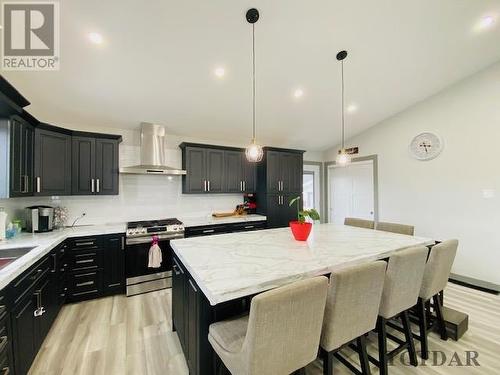 23 Lemarier St, Kapuskasing, ON - Indoor Photo Showing Kitchen With Upgraded Kitchen
