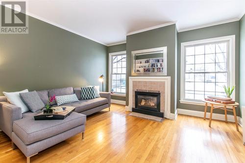 23 Glenridge Crescent, St. John'S, NL - Indoor Photo Showing Living Room With Fireplace