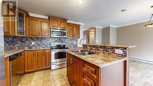 57 Goldrock Run, Conception Bay South, NL - Indoor Photo Showing Kitchen With Double Sink