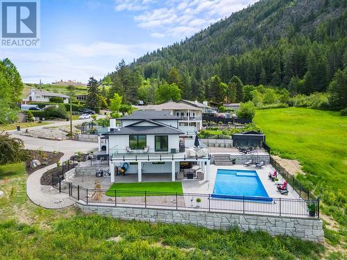 8590 Harbour Heights Road, Vernon, BC - Outdoor With In Ground Pool With View