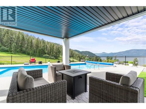 8590 Harbour Heights Road, Vernon, BC - Outdoor With In Ground Pool With Deck Patio Veranda