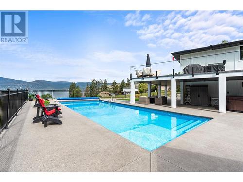 8590 Harbour Heights Road, Vernon, BC - Outdoor With In Ground Pool With Deck Patio Veranda