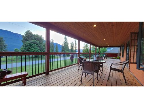 502 Turner Street, Silverton, BC - Outdoor With Deck Patio Veranda With Exterior