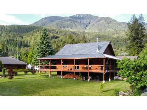 502 Turner Street, Silverton, BC - Outdoor With Deck Patio Veranda With View