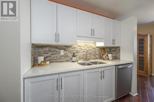 1403 - 500 Talbot Street, London, ON - Indoor Photo Showing Kitchen With Double Sink