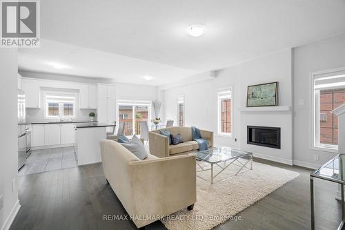 59 Jazzberry Road, Brampton, ON - Indoor Photo Showing Living Room With Fireplace
