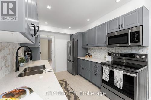 219 Bassett Boulevard, Whitby, ON - Indoor Photo Showing Kitchen With Double Sink