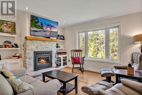 2100 Demers Road, Douro-Dummer, ON - Indoor Photo Showing Living Room With Fireplace