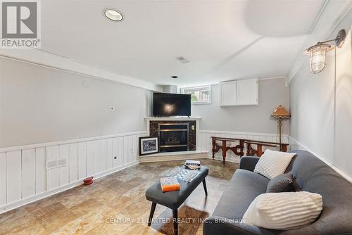 324 Mckellar Street, Peterborough, ON - Indoor Photo Showing Living Room With Fireplace