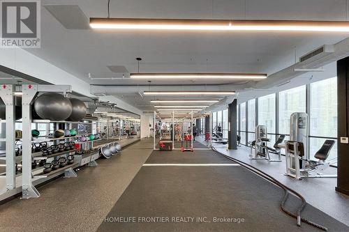 3009 - 85 Wood Street, Toronto, ON - Indoor Photo Showing Gym Room
