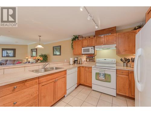 1118 Riverside Avenue Unit# D203, Sicamous, BC - Indoor Photo Showing Kitchen With Double Sink