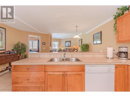 1118 Riverside Avenue Unit# D203, Sicamous, BC - Indoor Photo Showing Kitchen With Double Sink