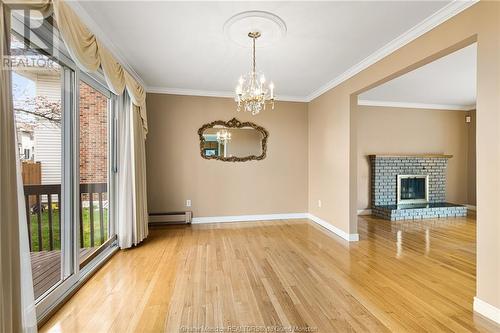 225 Bessborough Ave, Moncton, NB - Indoor Photo Showing Other Room With Fireplace