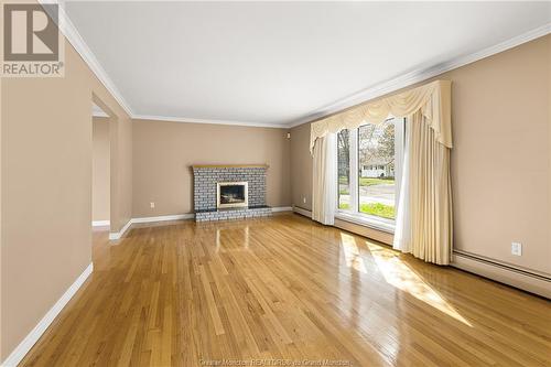 225 Bessborough Ave, Moncton, NB - Indoor Photo Showing Living Room With Fireplace