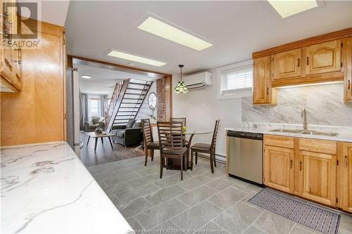 499 Front Mountain Rd, Moncton, NB - Indoor Photo Showing Kitchen With Double Sink