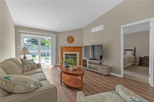 25 Kitty Murray Lane|Unit #6, Ancaster, ON - Indoor Photo Showing Living Room With Fireplace