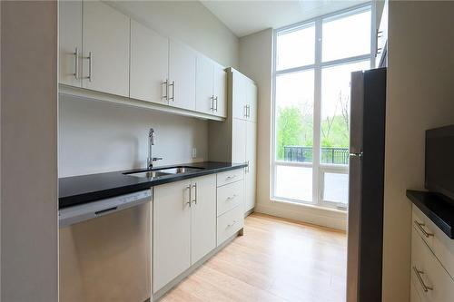 2750 King Street E|Unit #106, Hamilton, ON - Indoor Photo Showing Kitchen With Double Sink