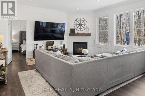 248 Edith Drive, Innisfil, ON - Indoor Photo Showing Living Room With Fireplace