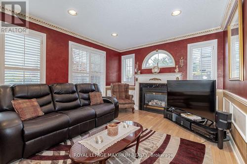 2 Sail Crescent, Vaughan, ON - Indoor Photo Showing Living Room With Fireplace