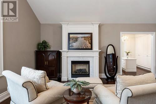 49 Abilene Drive, Toronto, ON - Indoor Photo Showing Living Room With Fireplace