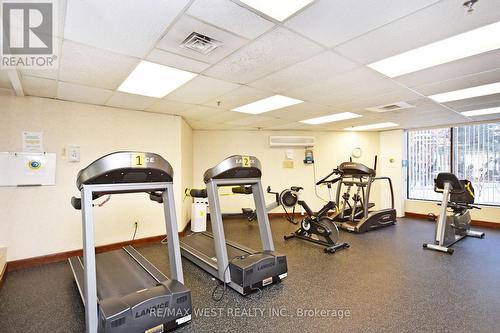 1205 - 24 Hanover Road, Brampton, ON - Indoor Photo Showing Gym Room