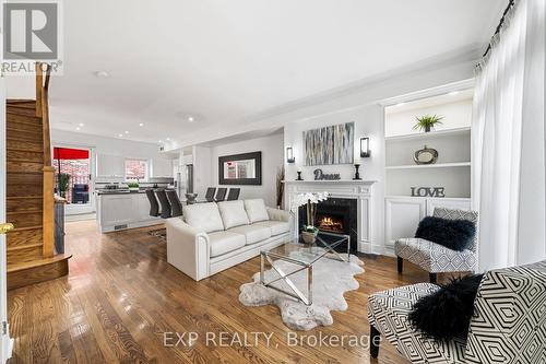 65 Woodbine Avenue, Toronto, ON - Indoor Photo Showing Living Room With Fireplace