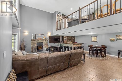 Twin Lakes Acreage, Battle River Rm No. 438, SK - Indoor With Fireplace