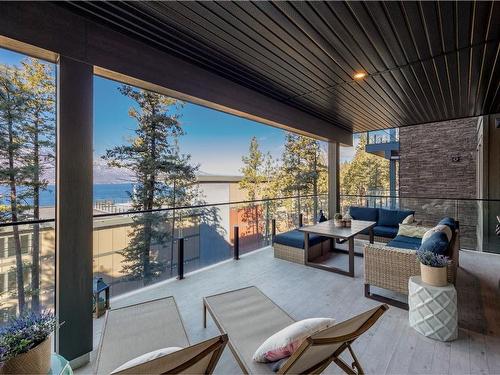 206-3434 Mckinley Beach Drive, Kelowna, BC - Outdoor With Deck Patio Veranda With Exterior