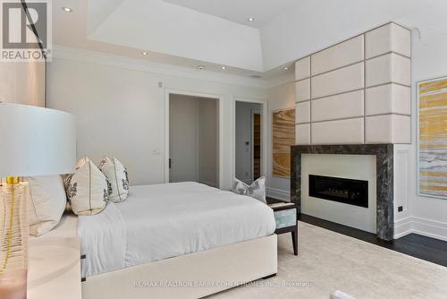 11 Ridgewood Road, Toronto, ON - Indoor Photo Showing Bedroom With Fireplace