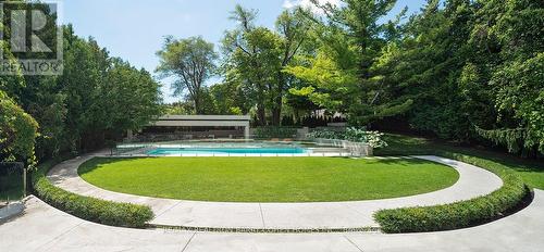 101 Old Colony Road, Toronto, ON - Outdoor With In Ground Pool With Backyard